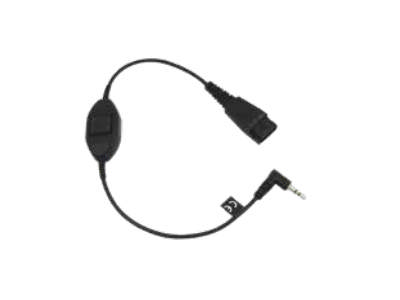 Headset adapter with QD 3.5mm